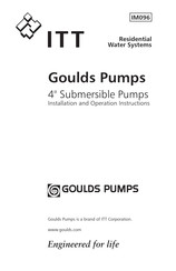 ITT Goulds Pumps M20412 Instrucciones De Instalación Y Funcionamiento