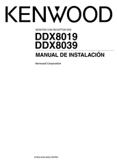 Kenwood DDX8019 Manual De Instalación