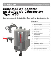 Chesterton WSS Instrucciones De Instalación, Operación Y Mantenimiento