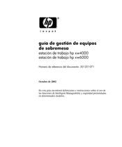 HP Invent xw4000 Guía De Gestión