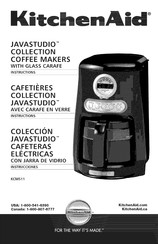 Kitchen Aid JAVASTUDIO KCM511 Manual De Instrucciones