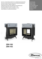 Dovre ZEN 102 Instrucciones De Instalacion Y Uso