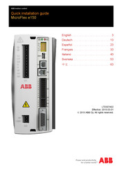ABB MicroFlex e150 Guía De Instalación Rápida