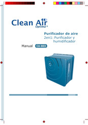 Clean Air Optima CA-803 Manual De Instrucciones