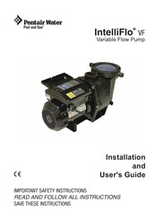 Pentair Water Pool and Spa IntelliFlo VF Manual Del Usuario