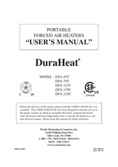 DuraHeat DFA-125 Manual Del Usuario