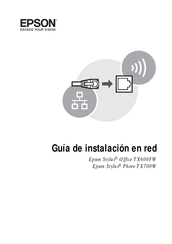 Epson STYLUS PHOTO TX700W Guía De Instalación En Red