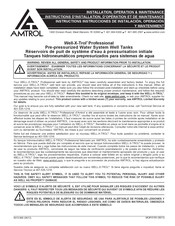 Amtrol Well-X-Trol Professional WX-102 Instrucciones De Instalación, Operación Y Mantenimiento