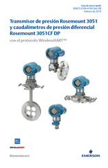 Emerson Rosemount 3051CF DP Guia De Inicio Rapido