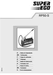 Super Ego RP50-S Instrucciones De Uso Y Mantenimiento