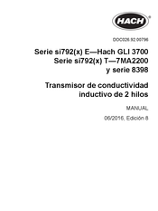 Hach si792x T Manual De Instrucciones