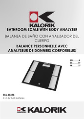 Kalorik EBS 40398 Manual De Instrucciones