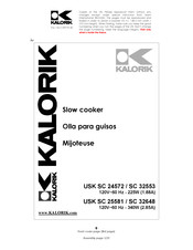 Kalorik USK SC 32553 Manual De Instrucciones