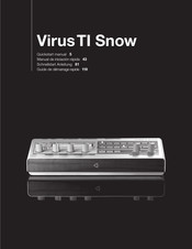 Access Virus TI Snow Guía De Iniciación Rápida