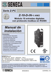 Seneca Z Serie Manual De Instalación