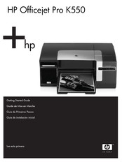 HP Officejet Pro K550 Guía De Instalación Inicial