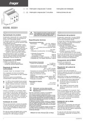 Hager EE200 Instrucciones De Uso