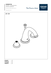 Grohe KENSINGTON 20 124 Manual De Instrucciones