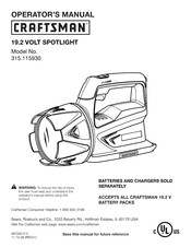 Craftsman 315.115930 Manual Del Operador