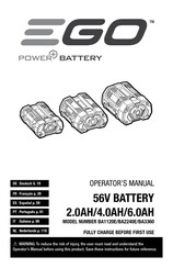 Ego Power+ BA3360 Manual Del Operador