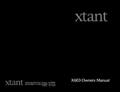 Xtant X603 Manual De Propietario