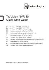 Interlogix TruVision NVR 50 Guia De Inicio Rapido