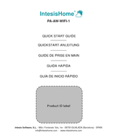 IntesisHome PA-AW-WIFI-1 Guida Rapida