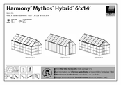 Palram Hybrid 6'x4' Manual Del Usuario