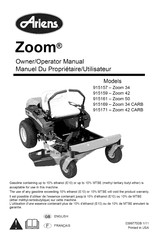 Ariens 915169 Manual Del Operador