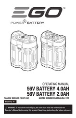 Ego Power+ BA1120 Manual De Instrucciones