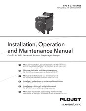 FLOJET G70 Serie Manual De Instalación, Operación Y Mantenimiento