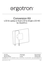 Ergotron WorkFit-C Guia Del Usuario