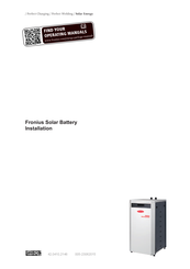 Fronius Solar Battery Manual De Instalación