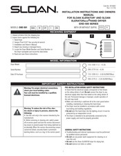 Sloan XLERATOReco EHD-501GR Manual De Instalacion Y Uso