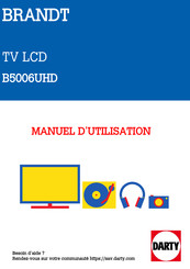 Brandt B5006UHD LED Manual De Instrucciones