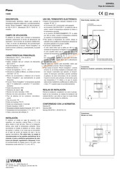 Vimar 14440 Hoja De Instalación