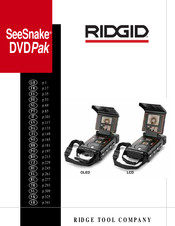 RIDGID SeeSnake DVDPak OLED Manual De Instrucciones