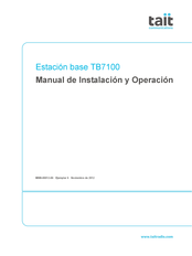 Tait TB7100 Serie Manual De Instalación Y Operación