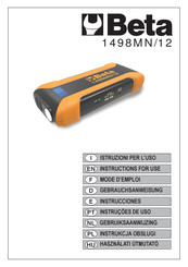 Beta 1498MN/12 Instrucciones De Uso