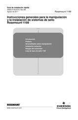 Emerson Rosemount 1199 Guía De Instalación Rápida