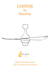 KlassFan COSTOS Manual De Instrucciones