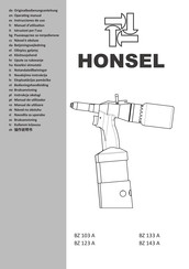 Honsel BZ 123 A Instrucciones De Uso