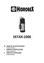 HIDROBEX VETAX-1000 Manual De Instrucciones