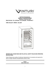 Vinturi RF24BTBK13 Manual De Instrucciones