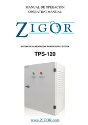 ZIGOR TPS-120 Manual De Operación