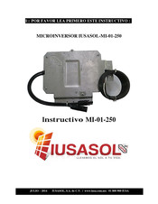 IUSASOL MI-01-250 Manual De Instrucciones