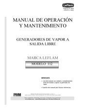 Leflam 112 Manual De Operación Y Mantenimiento