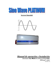 INVERLUZ Sine Wave PLATINUM ISP 3624 Serie Manual De Operación E Instalación