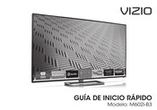 Vizio M602i-B3 Guia De Inicio Rapido