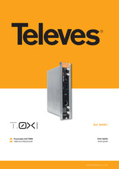 Televes T-0X Serie Guía Rápida